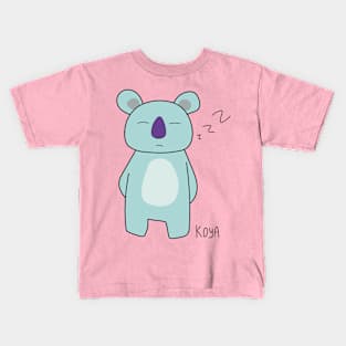 Koya BTS bt21 koala Kids T-Shirt